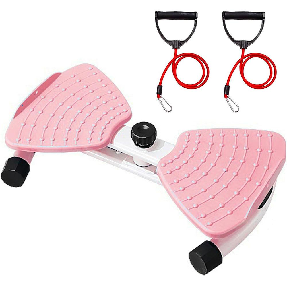 Waist Twist Workout Machine, Ab Machine Weight for Slim Waist and Core Ab Exercise Foot Massage and Weight Loss, Noiseless Home Gym Exercise Equipment