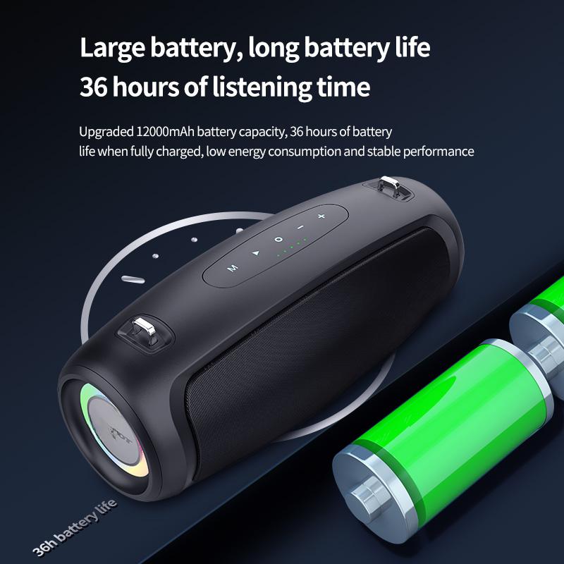 S37L 40W Tragbarer Bluetooth-Lautsprecher Ausgangsleistung Bluetooth-Lautsprecher mit Exzellenter Bassleistung HIFI-Lautsprecher
