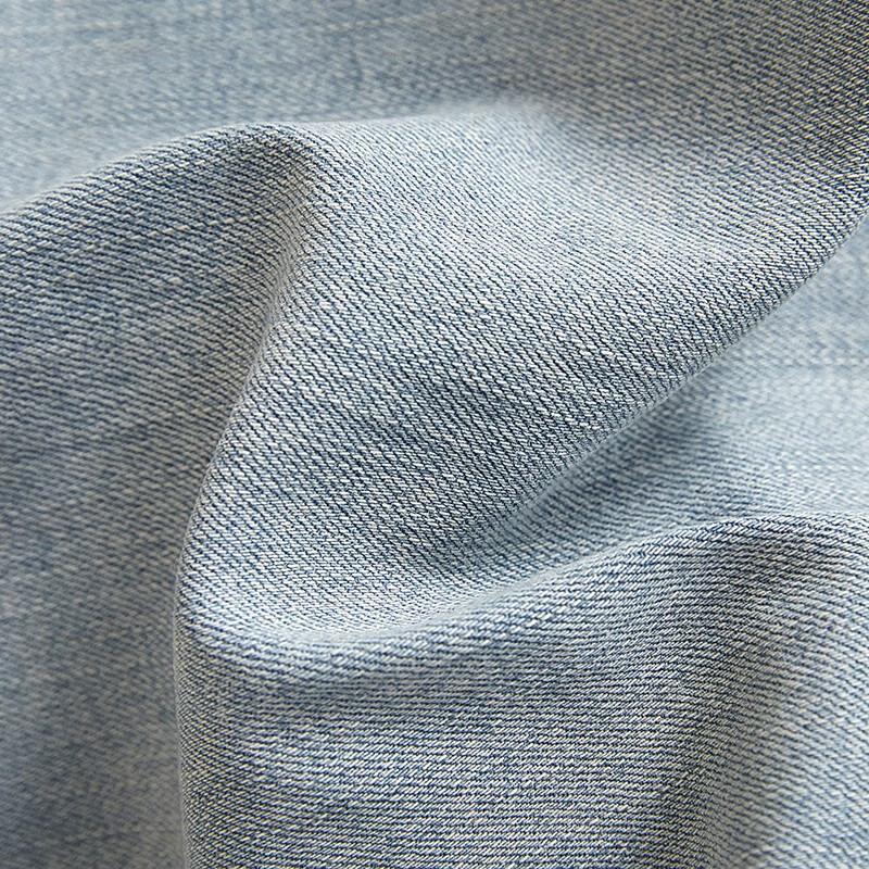 Jeans a zampa con bordi in pizzo da donna Shechi
