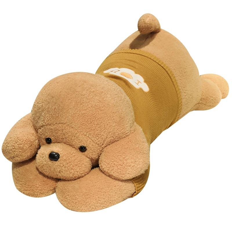 Large Clothed Dog Doll Plush Toy Teddy Dog Doll Children's Soothing Ragdoll Girl Birthday Gift