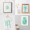 Estênceis de Serigrafia Tema Família 20x20cm Laváveis para Camisetas Artesanais Fabricação de Joias Impressão em Argila Tecido