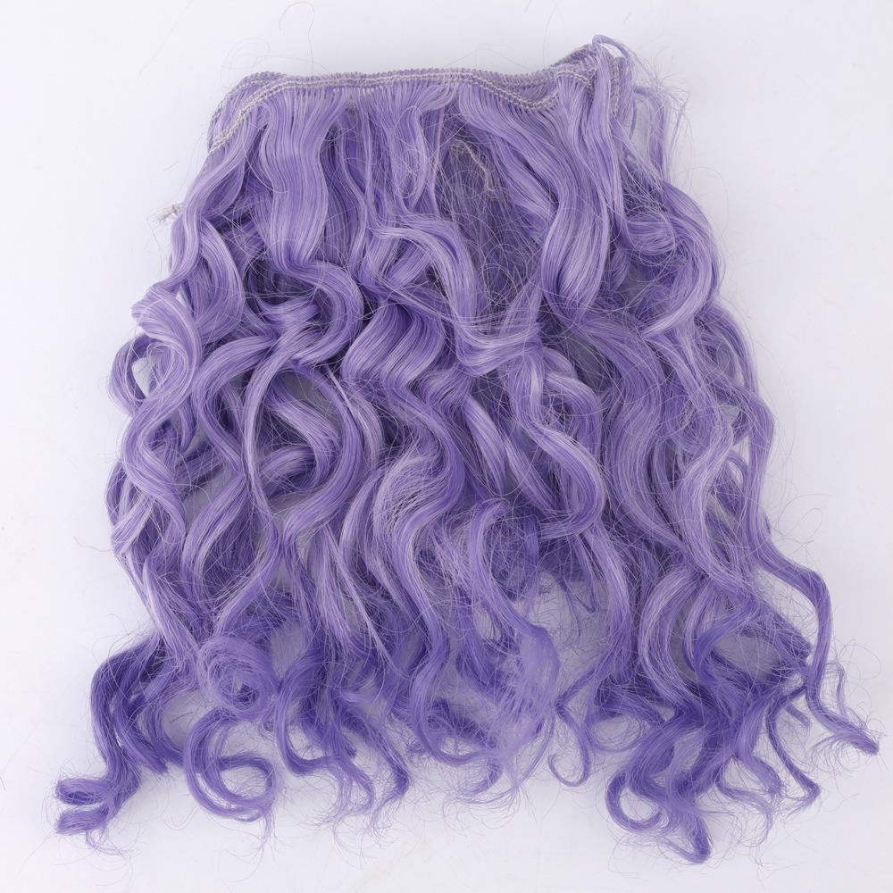 Hochtemperatur-Draht BJD-Puppe Lockiges Haar Imitation Locken Puppenhaar BJD-Perücke DIY DIY-Sachen