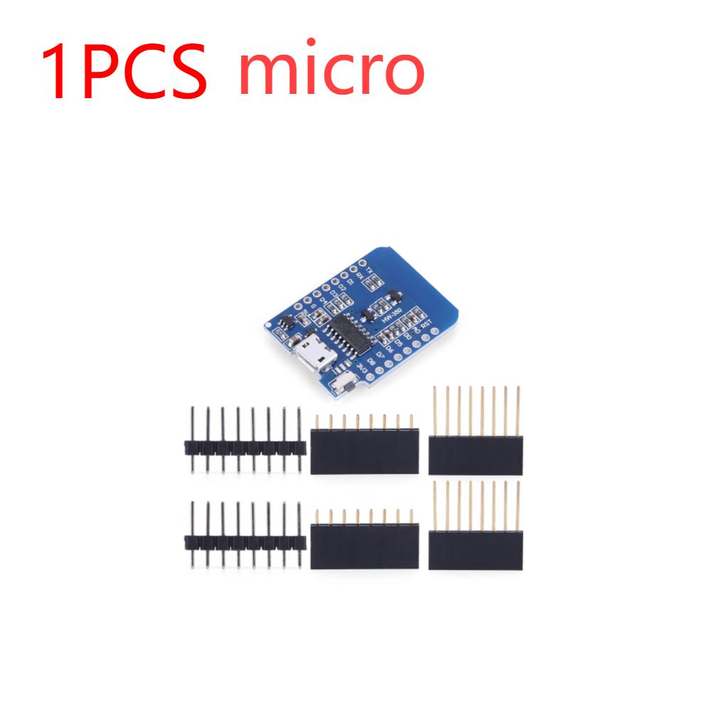 

ESP-12F ESP8266 Development Board Type-C Micro D1 Mini Nodemcu Lua Internet Wireless WiFi Module for Arduino with WeMos D1 Mini