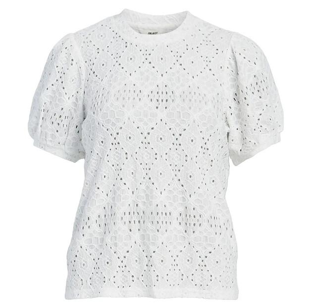 Object Feodora Short Bluse mit Ärmeln