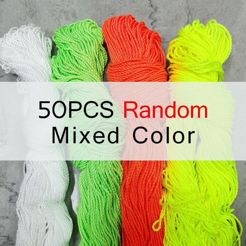 50PCS/Pack Muti-Color YoYo String Polyester Cotton Rope 105cm Length YoYo Replacement Accessories Professional Practice Prop ZYF