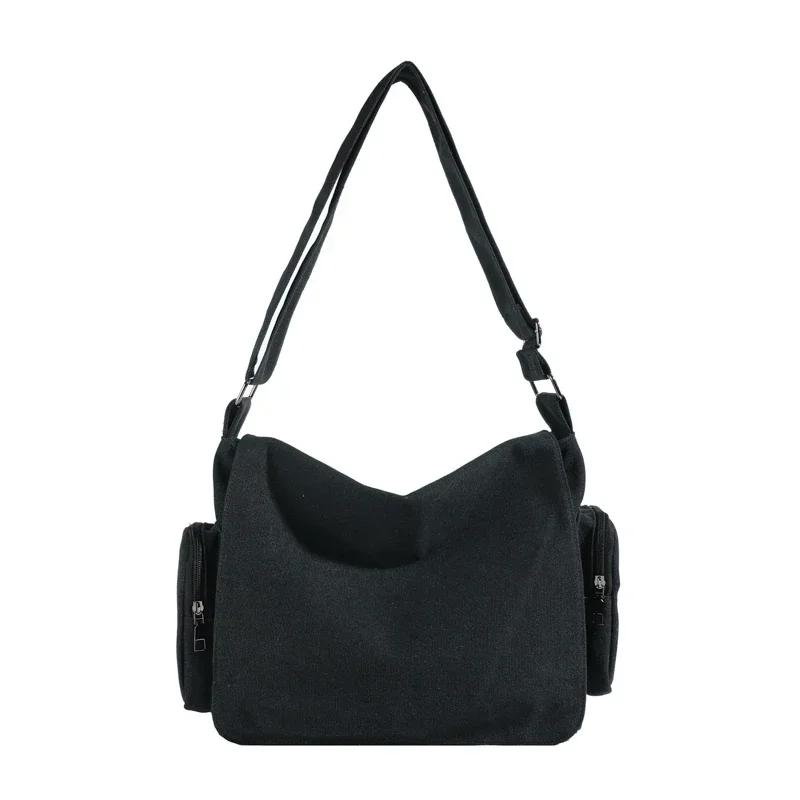 

Большая вместительная сумка через плечо для женщин, осень и зима, новая сумка через плечо, ленивый стиль, женская сумка через плечо