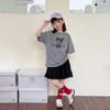 New Summer Kids' Cartoon Cat Short Sleeve T-shirt - Boys' Casual Korean Style Top