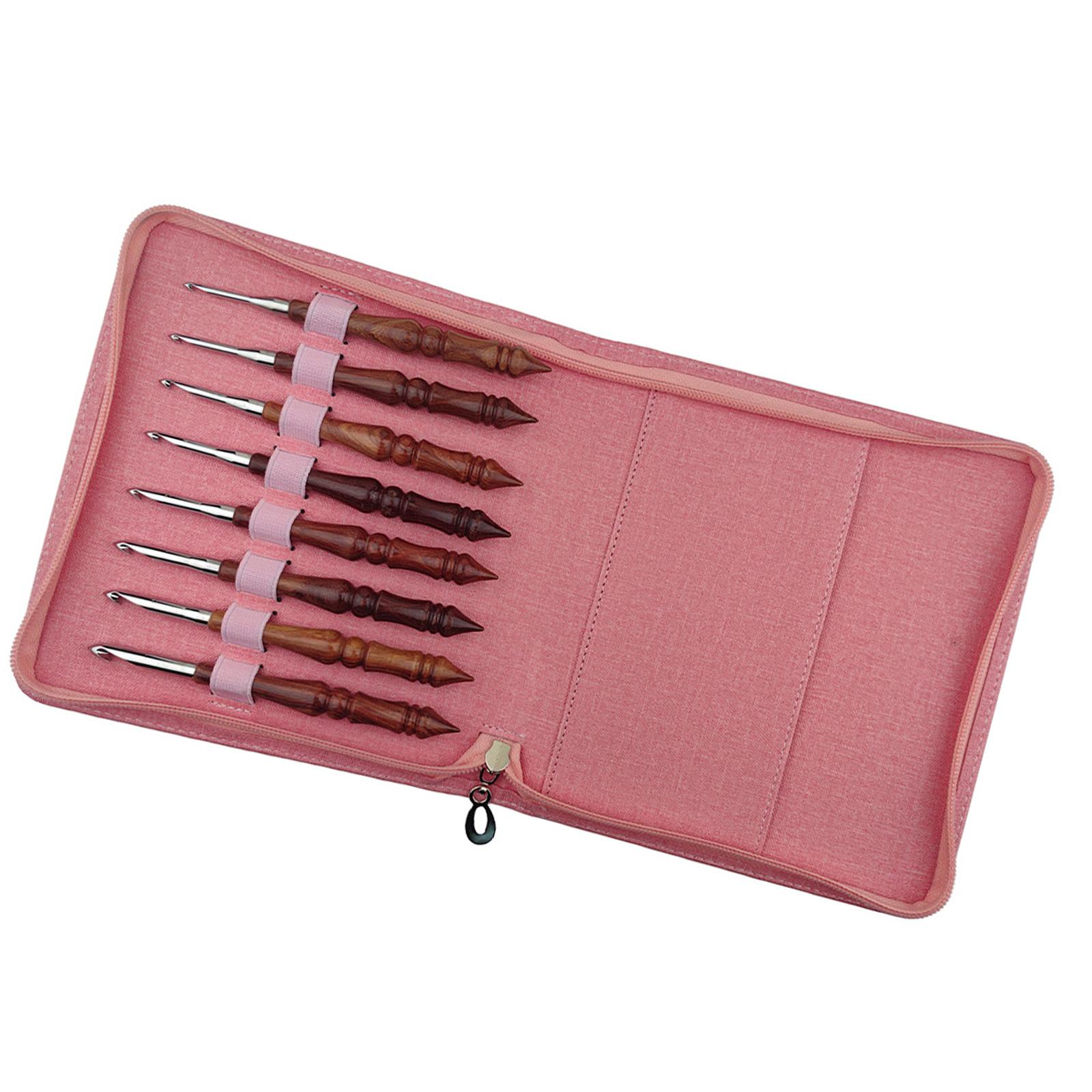 

8 шт. крючок для вязания с деревянной ручкой крючок для вязания эргономичная ручка крючок игла для вязания крючком 3,0 мм-7,0 мм