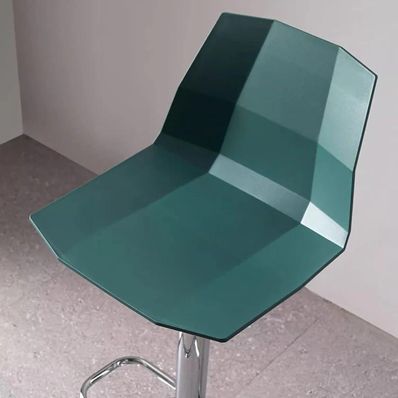 For Zähler Industrielle Bar Stuhl Kunststoff Make-Up Barber Wasserdichte Bar Stuhl Nordic Disk Basis Cadeira Ergonomica