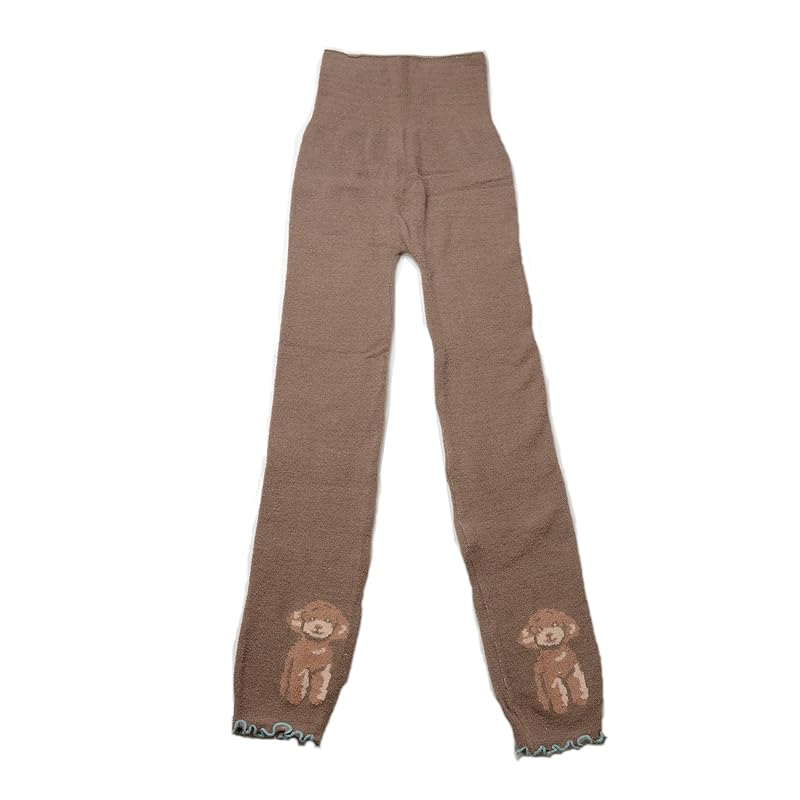 

friends hill addable poodle Fluffy leggings brown YW-187-833