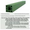 Xiao Bing Military Green Composite Warehouse Timber Sleeper