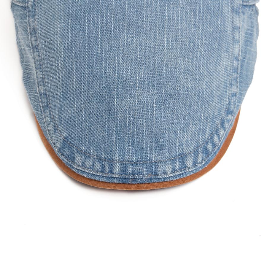 Denim Cotton Newsboy Cap Women Patchwork Brown Soft Beret Men Flat Visor Hat Vintage For Spring Autumn Summer Casual Adjustable