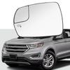For Ford Edge 2015 2016 2017 2018 Left or Right Door Wing Heated Rearview Mirror Glass Side Mirror White Lens