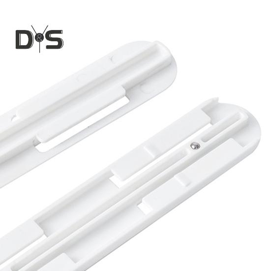 2Pcs Drawer Storage Box Sliding Rail Self-adhesive Quiet Dresser Wardrobe Kitchen Cabinet Organizer Drawer Slide Pull-out Track