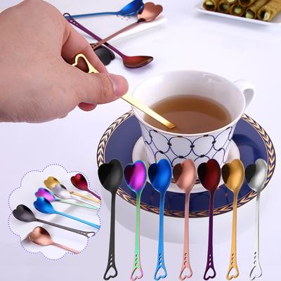 304 Stainless Steel Love Coffee Spoon Cake Spoon Stirring Spoon