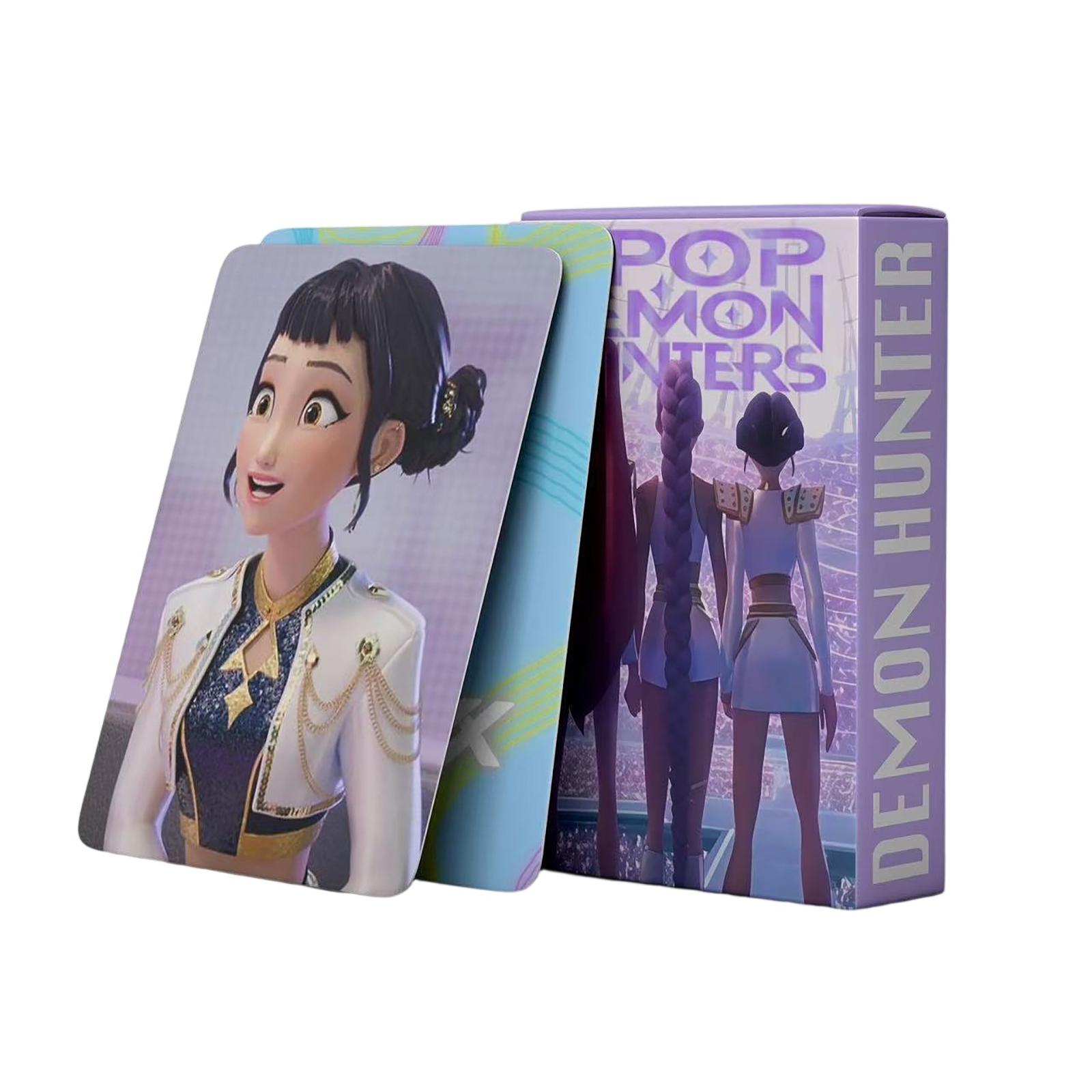 

55 Pieces Cartoon Photo Collectible Cards Set Anime Style Gift Memorabilia One Size