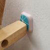 Yousheng 2Pcs Cartoon Door Knob Stopper Wall Protector Self-Adhesive Round Square Door Handle Stop Quiet Shock Absorbent Anti-collision Pad Wall