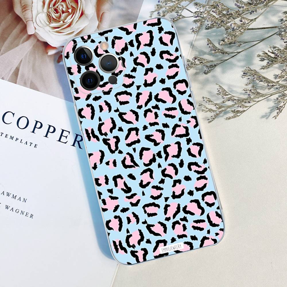 Classic Leopard Cheetah For IPhone 17 16 15 14 13 12 11 Pro Max Plus Transparent Soft TPU Phone Cover