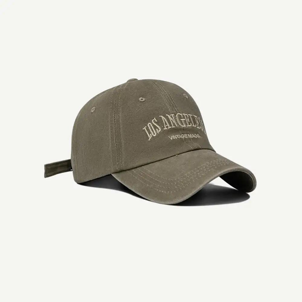 Cotton Embroidery Letter W Baseball Cap Snapback Caps Bone Casquette Hat Distressed Wearing Fitted Hat For Men Custom Hats 2023