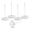 5PCS Receipt Holder Wear Resistant Anti Corrosion Recyclable Check Spindle for Office KitchenSilver