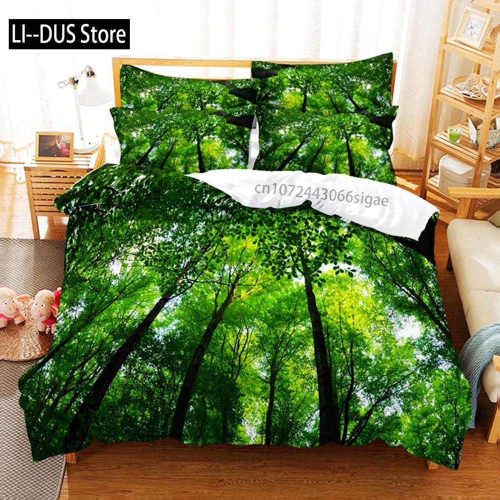 Woods Bedding Set Duvet Cover Set 3d Bedding Digital Printing Queen Size Bedding Set Fashion Design
