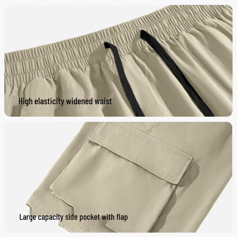 Hodo Men's Lightweight Breathable Cargo Shorts