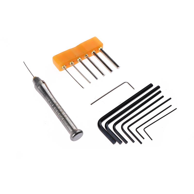 7Pcs/Set Alloy Steel Hexagon Wrench Hexagon Key Allen Wrench Hand Repair Tools 0.7Mm/0.9Mm/1.3Mm/1.5Mm/2Mm/2.5Mm/3Mm