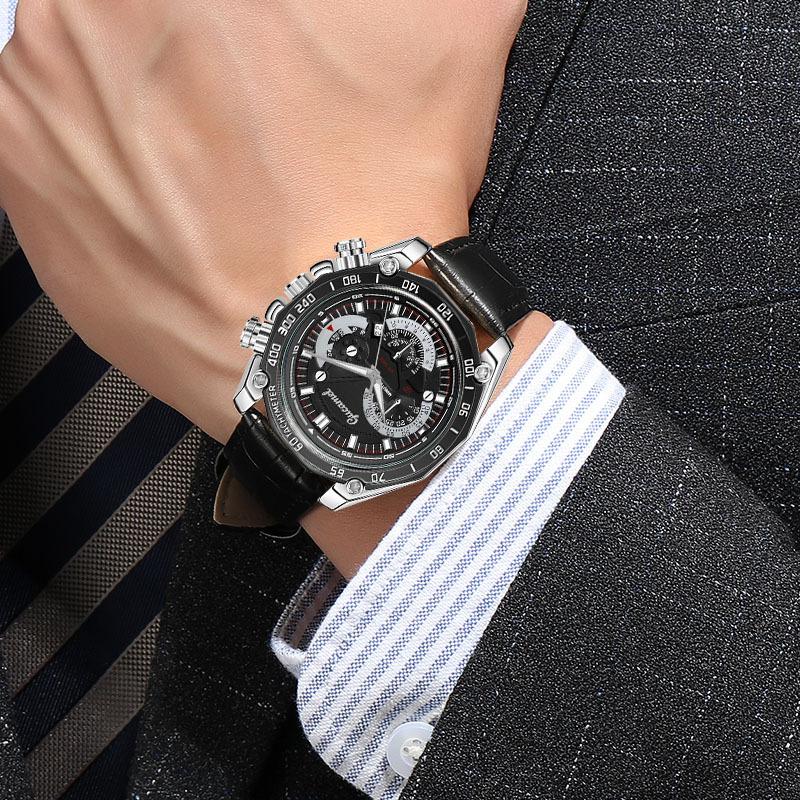 GUCAMEL New Watch Electronic Watch Calendar Watch Wristwatch