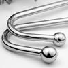 Stainless Steel Anal Hook Butt Plug Prostate Massager For Adults With Ball Sex Toys