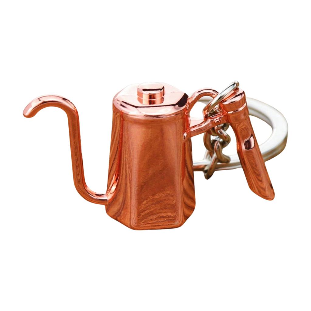 Kultura Kawy Symboliczny Brelok Portafilter Akcesorium do Ekspresu do Espresso Zawieszka do Torby Metalowa Tekstura Nadaje się na Prezent