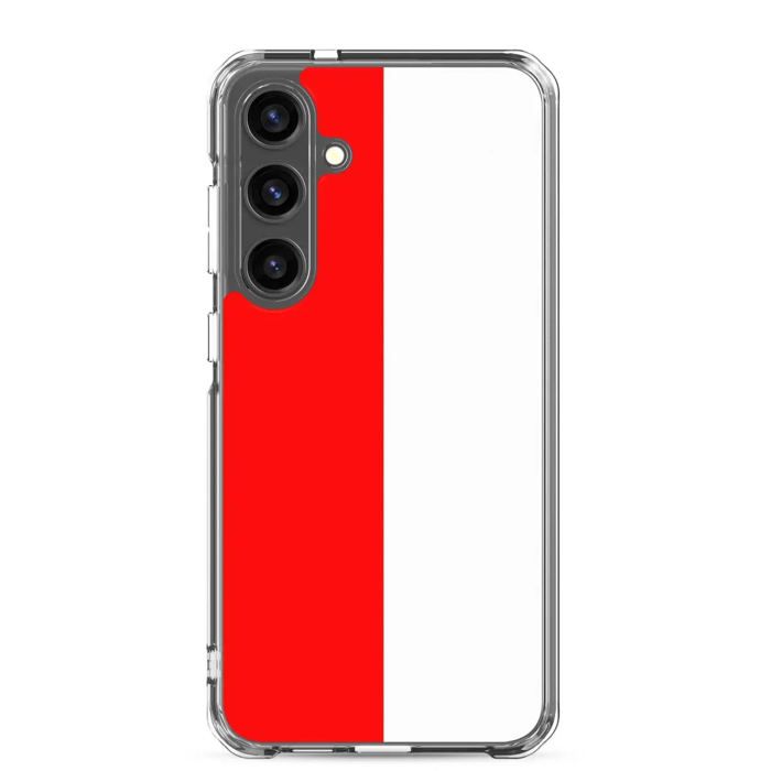 Coque Téléphone – Samsung – Galaxy S24 Ultra – Drapeau Indonésie – Souple – Multicolore