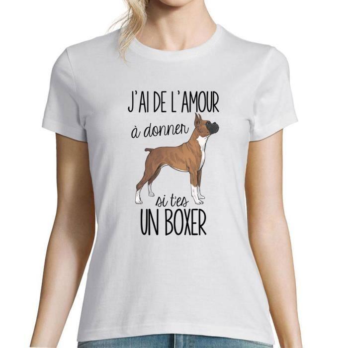 T-shirt Femme - De l'Amour à Donner - Col rond - Manches courtes - Blanc