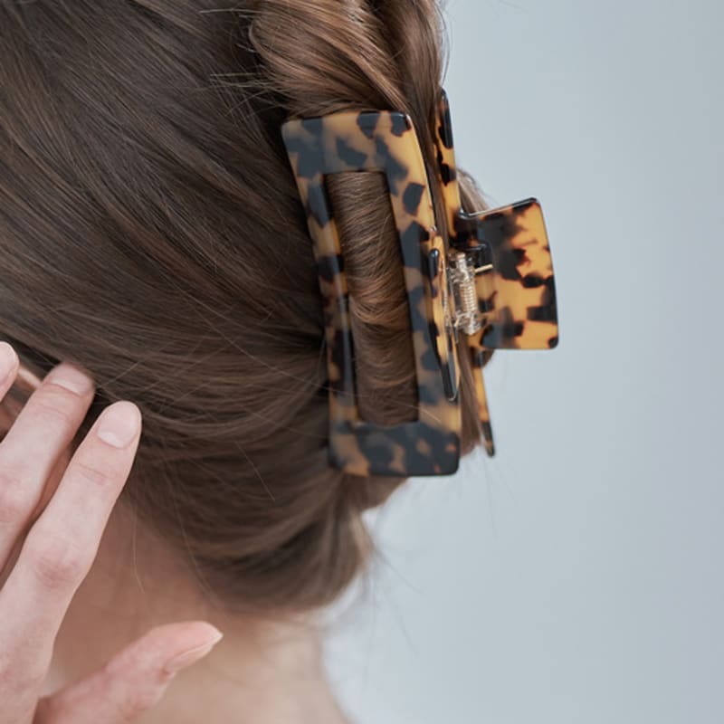 ELLEHAIR Leopard Square Hair Clip ELHC024