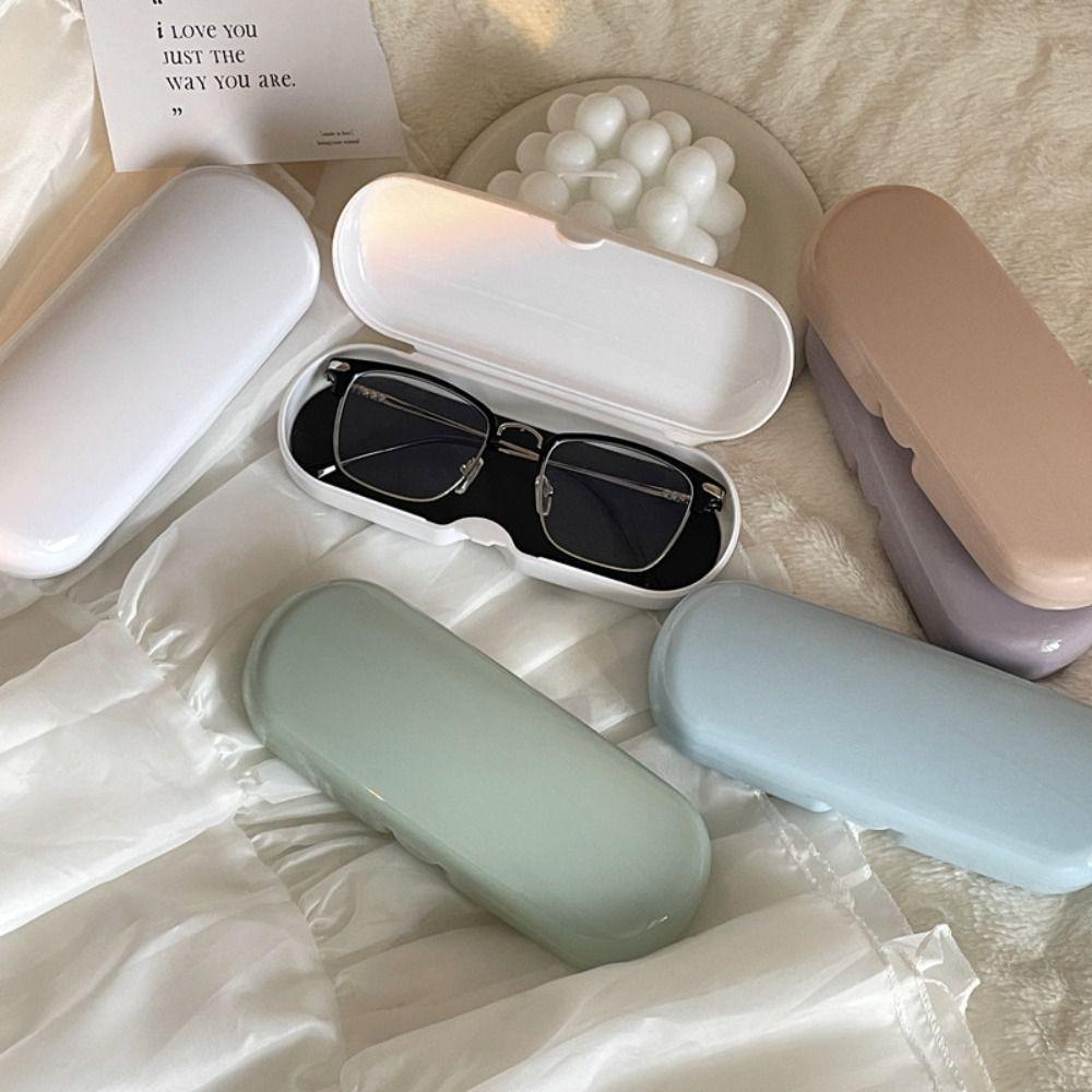 Solid Color Plastic Sunglasses Box Waterproof Eyeglasses Holder Fashion Glasses Case  Outdoor