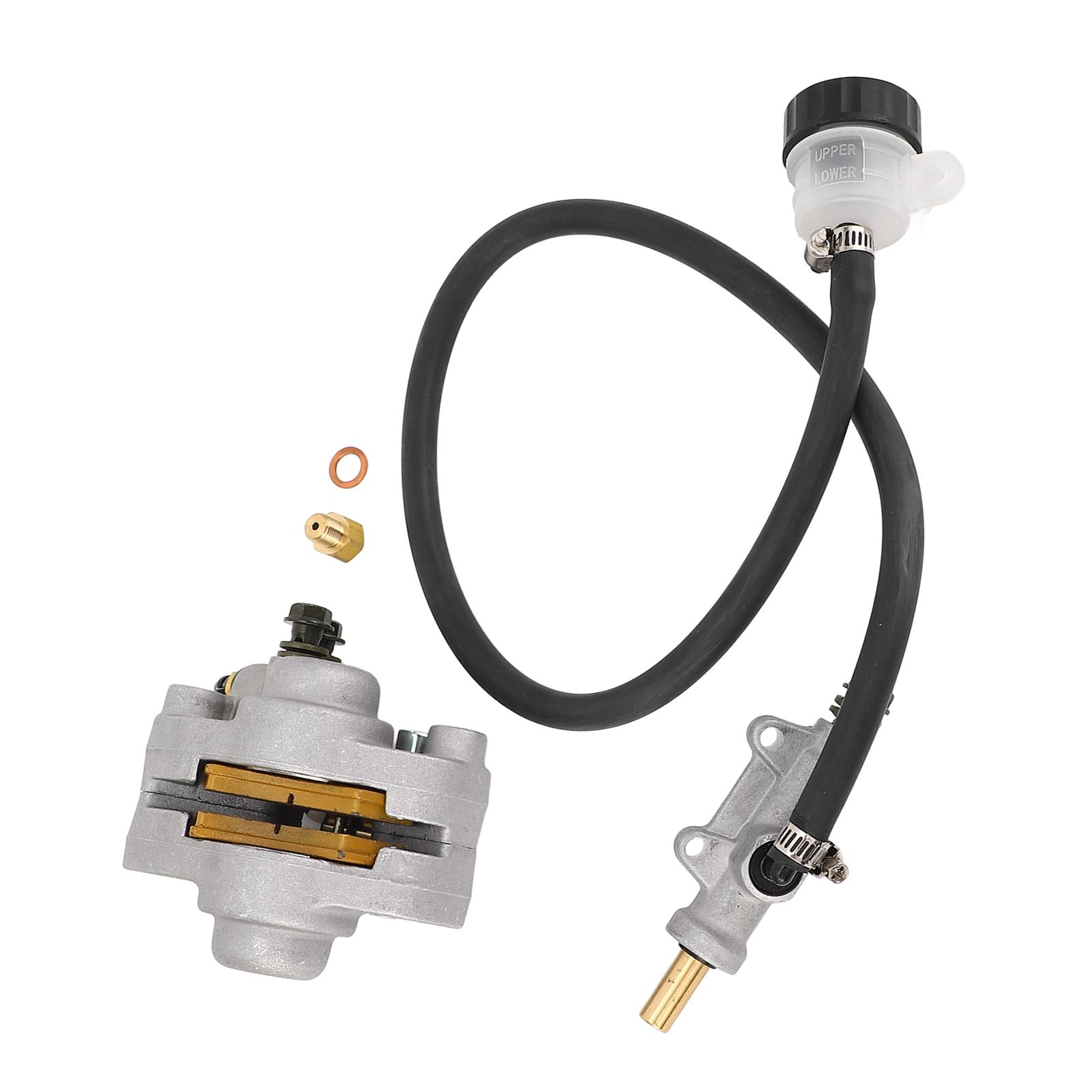 

4PCS Rear Brake Caliper and Master Cylinder 1910270 Brake Caliper with Pads Replacement for Polaris Magnum 325 500