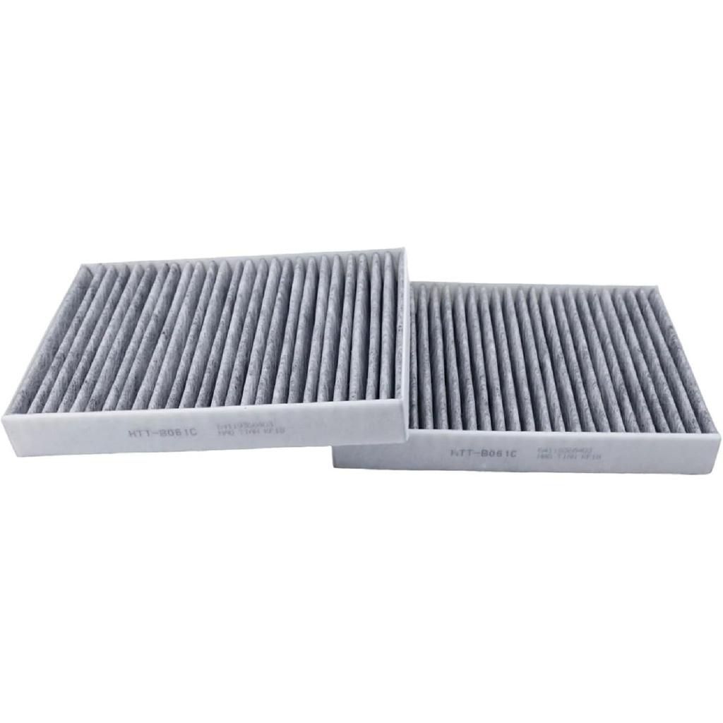 Activated Carbon Cabin Air Filter 2pcs Compatible For BMW 5 7 X5 X6 X7 Series 730i 740i 530i 2015-2023 64115A13762