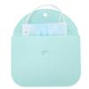 3 Pièces Sac de Rangement pour Masque Buccal Portable Anti-poussière Réutilisable Silicone Étui pour l'Extérieur(Rose )