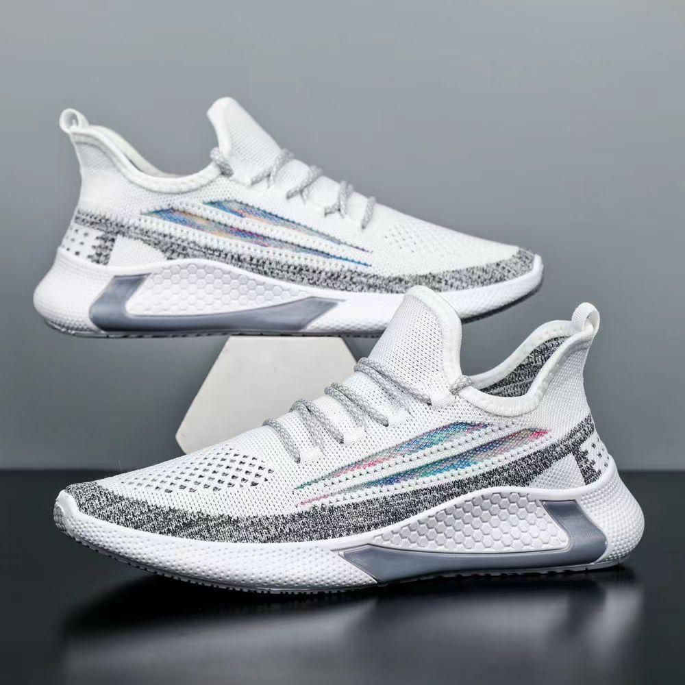 New Classic Flying Mesh Breathable Men's Sports Casual Shoes Comfortable and Lightweight Versatile Shoes