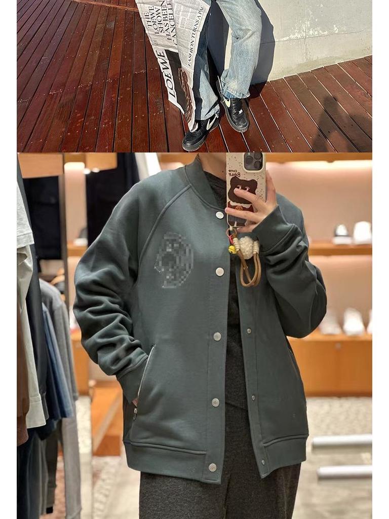 Unisex Cotton Saddle Nail Patch Hoodie - Warm, Versatile, Stylish Autumn/Winter Outerwear