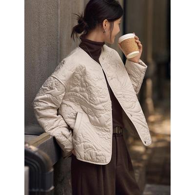 XWI New Chinese Style Embroidered Padded Jacket