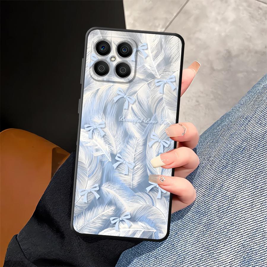 Creative Bow Case for Honor X9a X5b X6 90 Magic5Lite 70 200 400 Lite 8X X7 X8 Funda Phone Cover