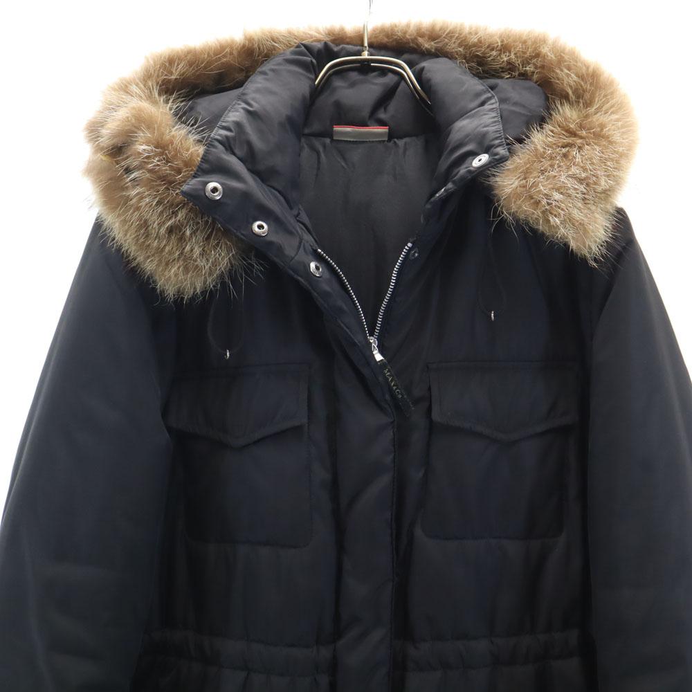 MAX&CO down coat 38 black Hoodie Women Used