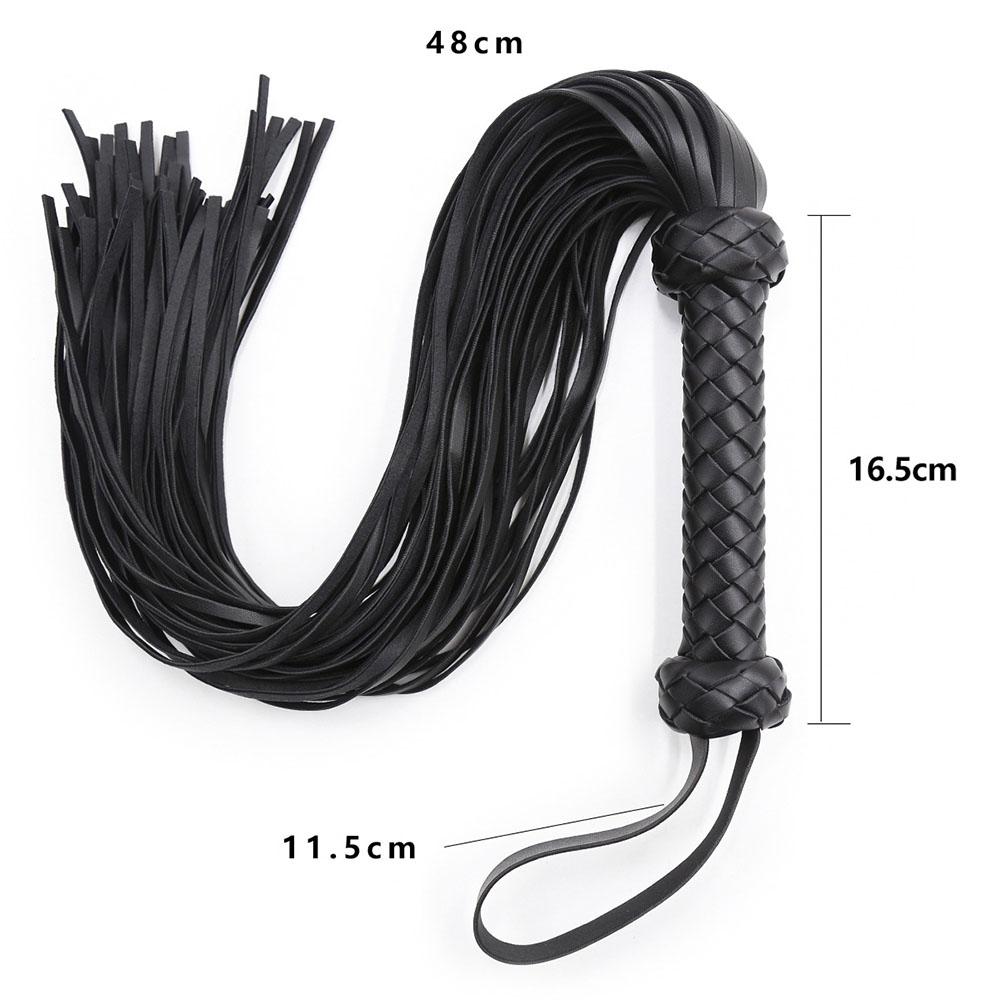 SM Kožený bič Flogger Rukoväť Výprask Pádlo Knout Flirt BDSM Hra pre dospelých Erotické sexuálne hračky pre ženy pre páry