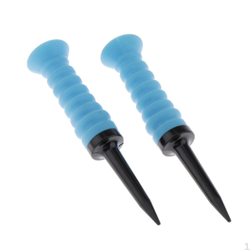 Kunststoff Golf Professional Tees - Geringer Widerstand Flexibel 82mm/3.23 Zoll 4 Farben Verfügbar