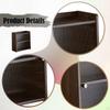Countertop Storage Cabinet Counter Classic with Sliding Door Desktop Organizer for Bathroom