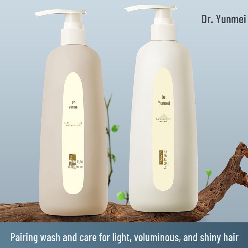 DR. Yunmei Haarpflegeset: Leichtes Ölkontroll-Shampoo & Nährende Spülung für strahlendes Wasser-Glow