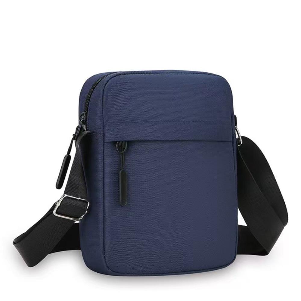 High Quality Nylon Polyester Crossbody Bags Long Shoulder Strap Black Grey Blue Shoulder Bag Minimalists Tote Bag Men Women