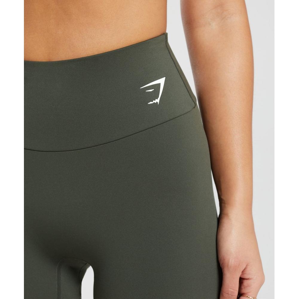 Gymshark Training Tight Shorts Strength Green B2a8h Ecjh