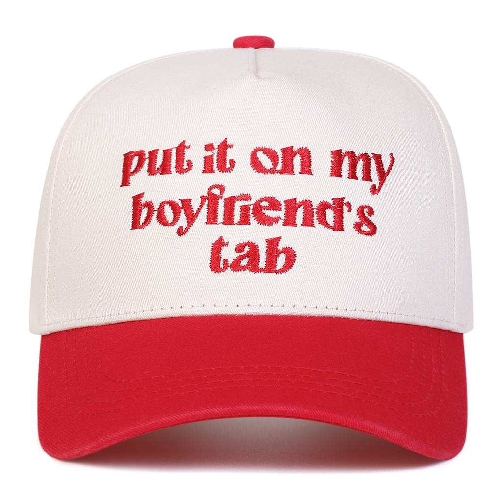 Unisex Boyfriend Letter Embroidery Baseball Caps Spring Autumn Outdoor Adjustable Casual Hats Dad Hat Sunscreen Hat