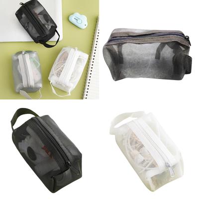 Designs mit großer Kapazität Robuste Netz-Organizer-Tasche Transparente Designs Tragbares Zubehör zur einfachen Aufbewahrung kleiner Gegenstände